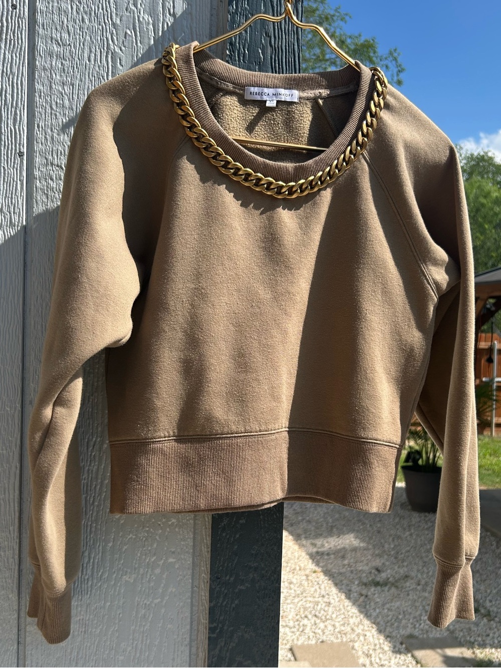 Classic Crewneck Sweater in Olive